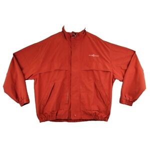 Winner Mate Rust Orange Lightweight Jacket Palm Creek Logo Size XXL